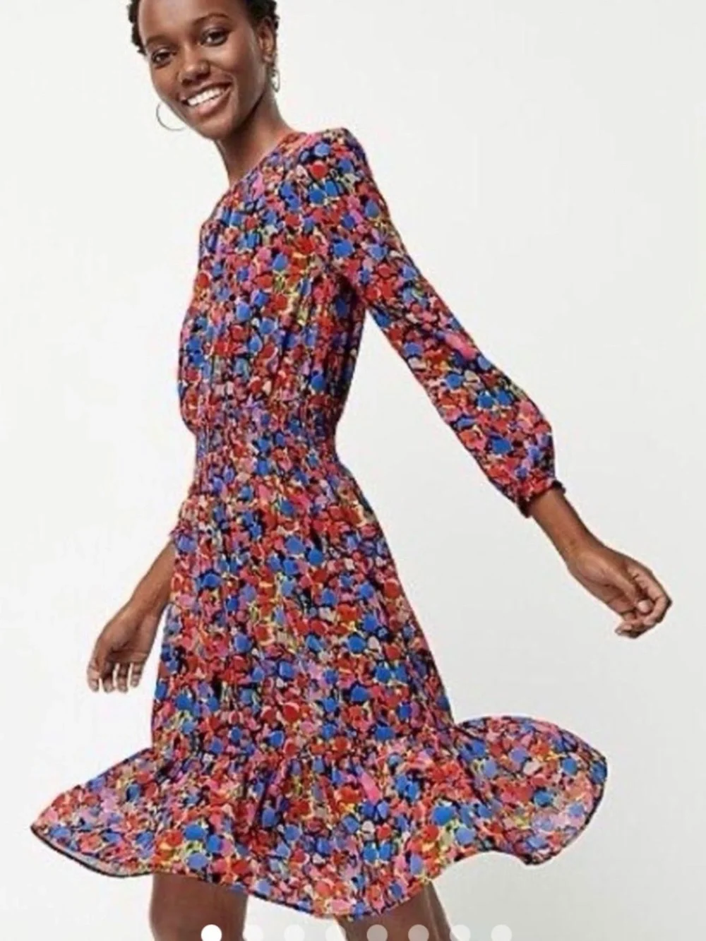 J. Crew floral watercolor dress., XS
